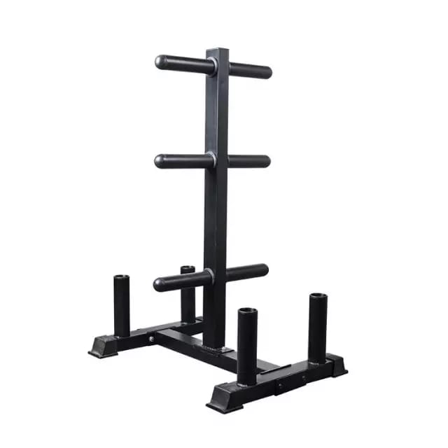 Weights and barbell rack